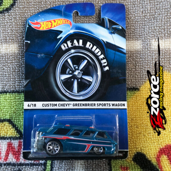 Hot Wheels Real Riders Custom Chevy Greenbrier Sports Wagon